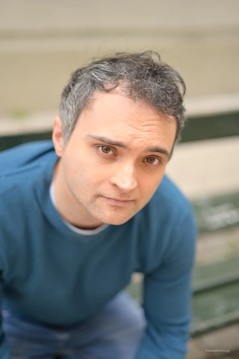 Portrait de David Pereira réalisé pour un book photo comédien Troubadours