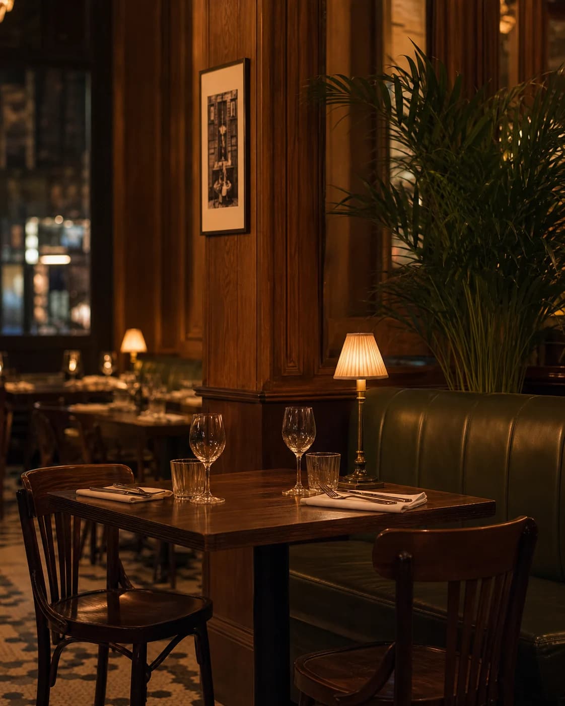 Le restaurant, décor du studio Troubadours