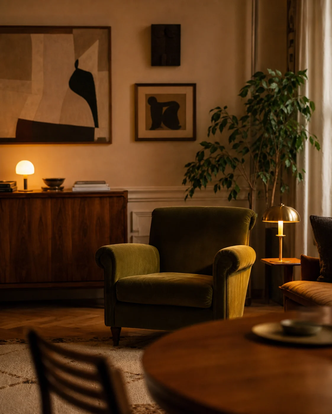 Le salon, décor du studio Troubadours